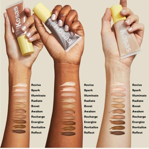 Kosas Radiate Glow I.V. Illuminating Skin Enhancer mini BNIB - Picture 3 of 11